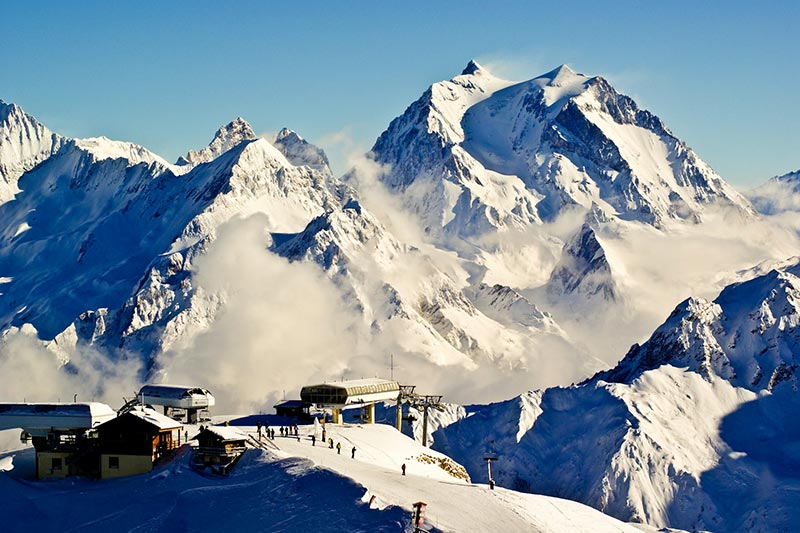 Lugar mais caro para esquiar