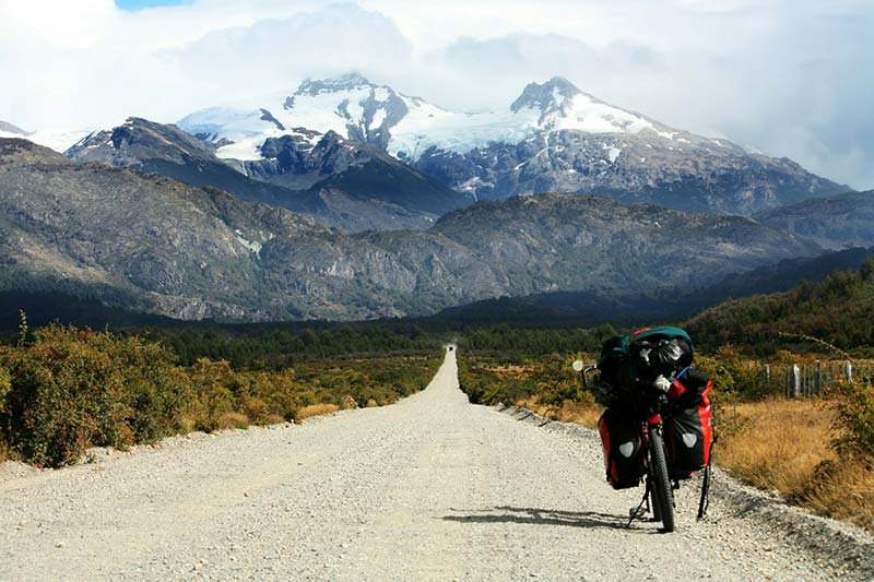 Moto na Carretera Austral