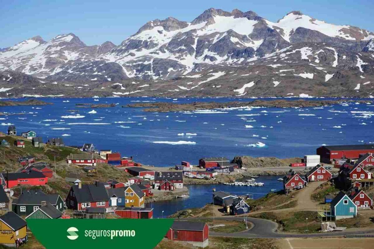 Groenlândia: mapa com cidades e principais informações