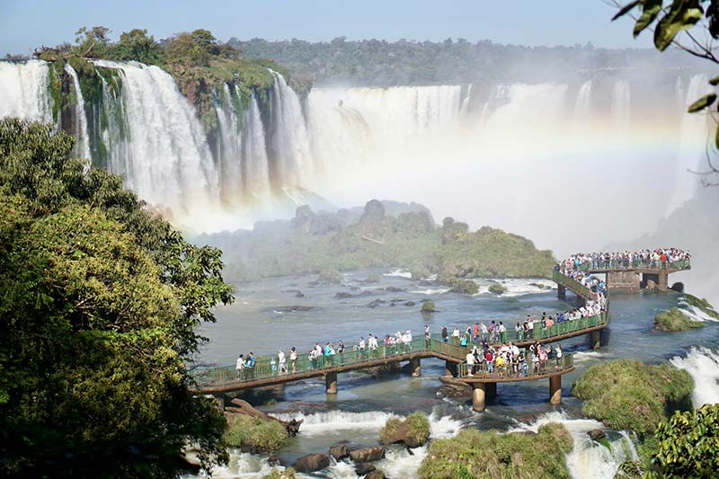 Plataformas nas Cataratas do Iguaçu