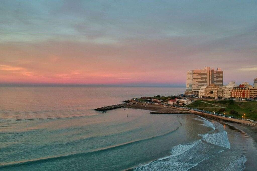 Praia em Mar del Plata