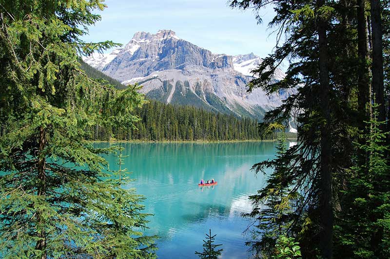 Barco no Emerald Lake