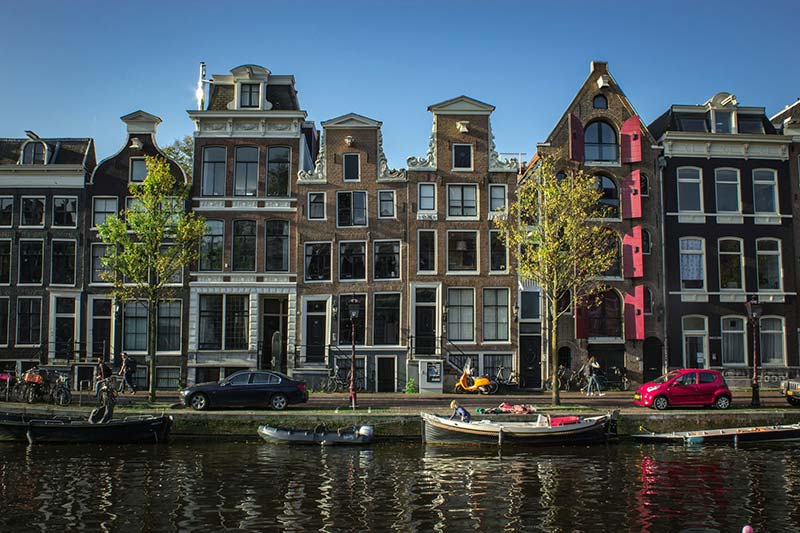 Canal em Amsterdam