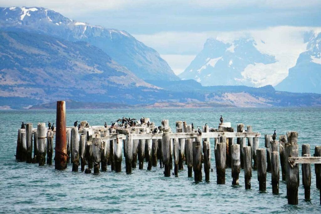 Foto de lago em Puerto Natales