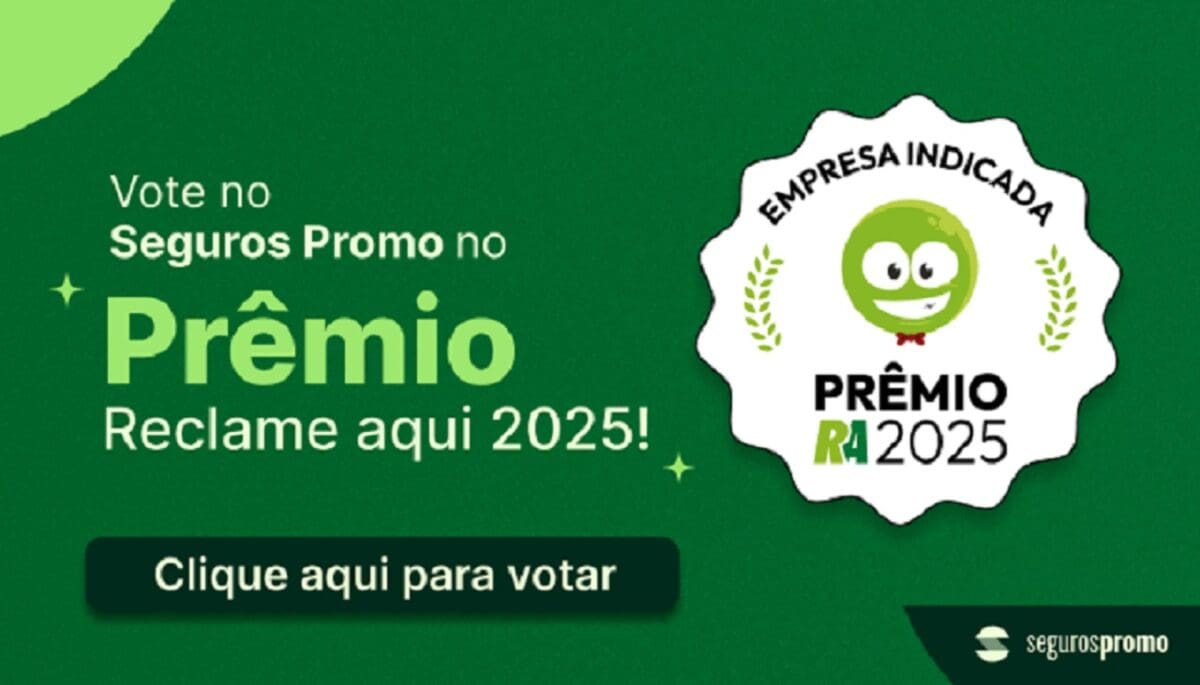 O Seguros Promo está concorrendo ao Prêmio Reclame Aqui 2025!